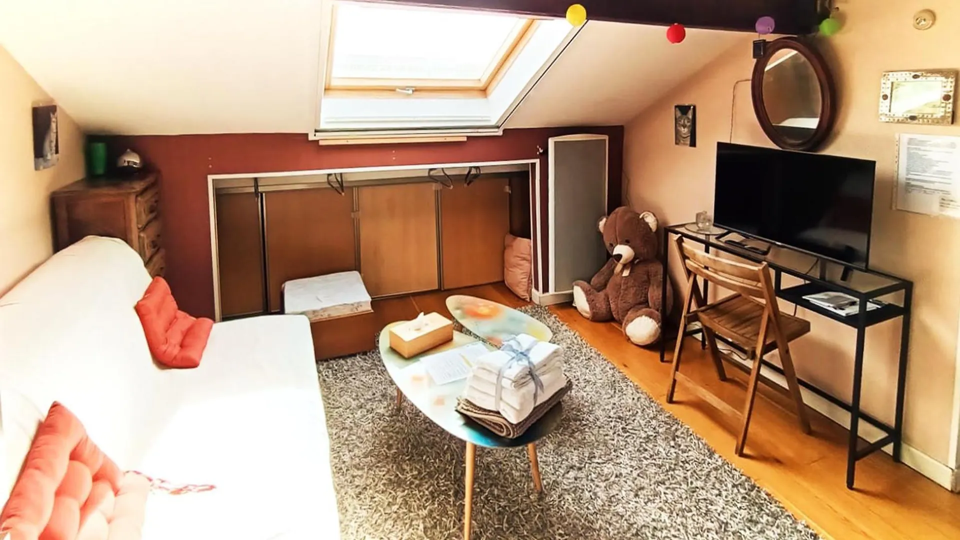 Coquet 2 Pieces Sous Les Toits Apartment Fresnes